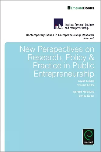 New Perspectives on Research, Policy & Practice in Public Entrepreneurship cover