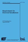Requirements for Electrical Installations, IET Wiring Regulations, Eighteenth Edition, BS 7671:2018 cover