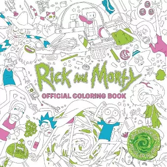 Rick and Morty Official Coloring Book cover