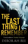 The Last Thing I Remember cover