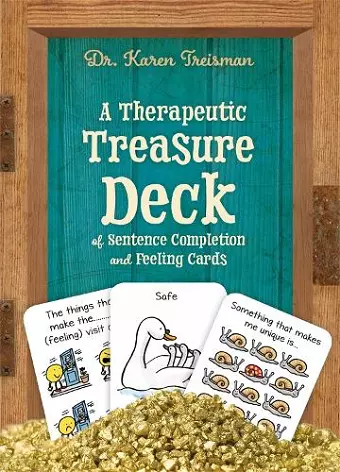 A Therapeutic Treasure Deck of Sentence Completion and Feelings Cards cover