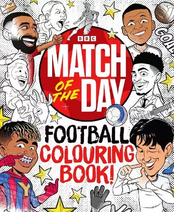 The Match of the Day Football Colouring Book cover