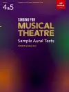 Singing for Musical Theatre Sample Aural Tests, ABRSM Grades 4 & 5, from 2020 cover