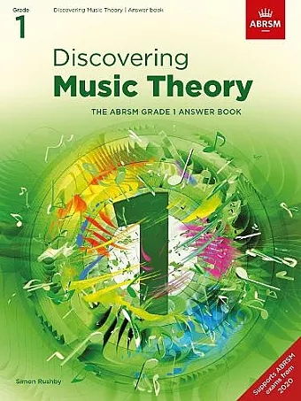 Discovering Music Theory, The ABRSM Grade 1 Answer Book cover