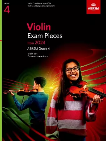 Violin Exam Pieces from 2024, ABRSM Grade 4, Violin Part & Piano Accompaniment cover