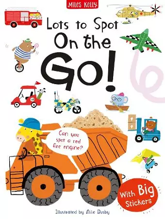 Lots to Spot Sticker Book: On the Go! cover