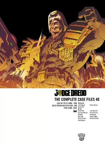 Judge Dredd: The Complete Case Files 40 cover