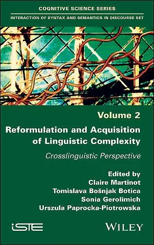 Reformulation and Acquisition of Linguistic Complexity cover