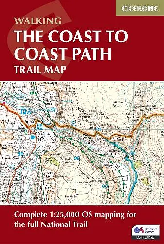 Walking the Coast to Coast Path Trail Map cover
