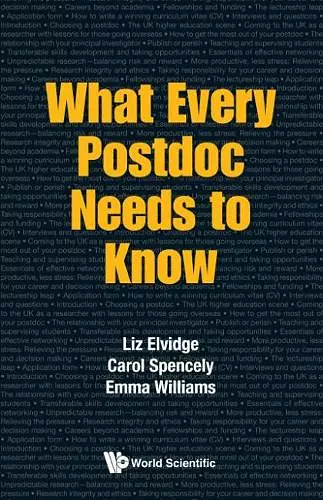 What Every Postdoc Needs To Know cover