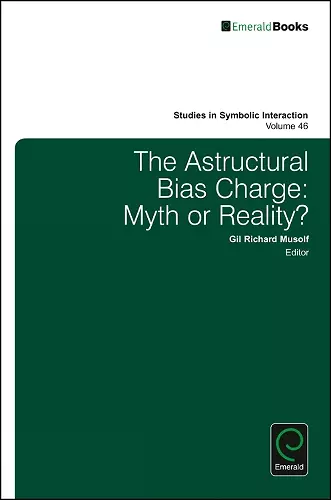 The Astructural Bias Charge cover