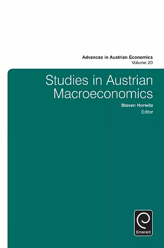 Studies in Austrian Macroeconomics cover