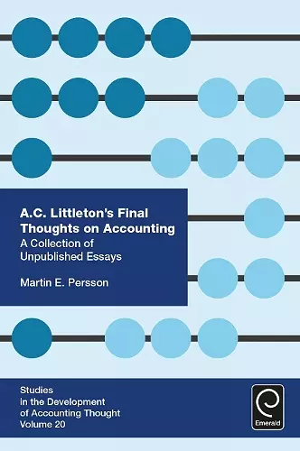 A. C. Littleton’s Final Thoughts on Accounting cover