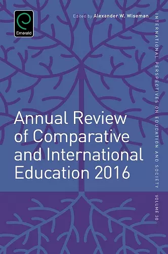 Annual Review of Comparative and International Education 2016 cover