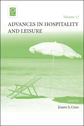 Advances in Hospitality and Leisure cover