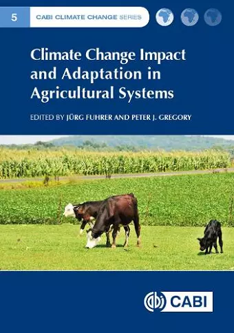Climate Change Impact and Adaptation in Agricultural Systems cover