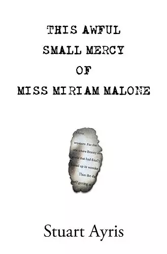 This Awful Small Mercy of Miss Miriam Malone cover