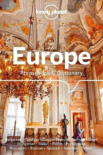 Lonely Planet Europe Phrasebook & Dictionary cover