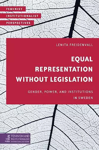 Gender, Power and Institutions in Sweden cover