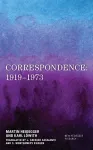 Correspondence: 1919–1973 cover