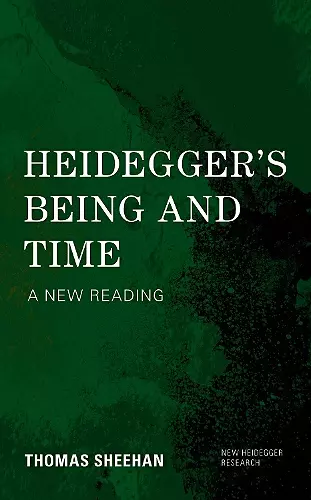 Heidegger's Being and Time cover