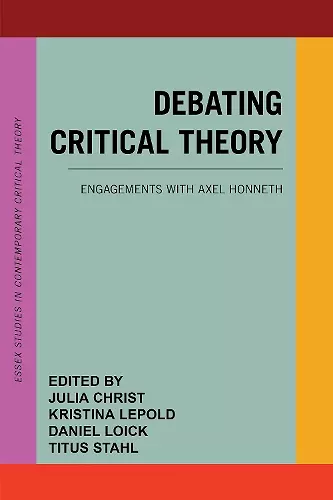 Debating Critical Theory cover