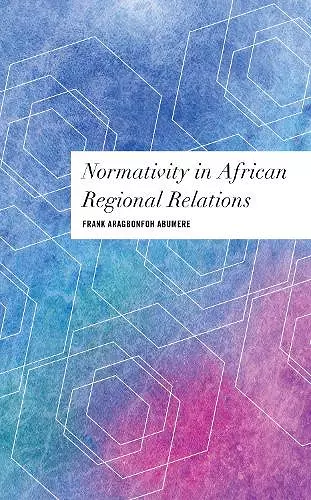 Normativity in African Regional Relations cover