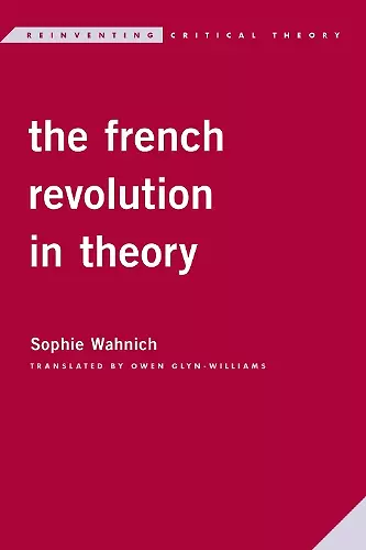 The French Revolution in Theory cover