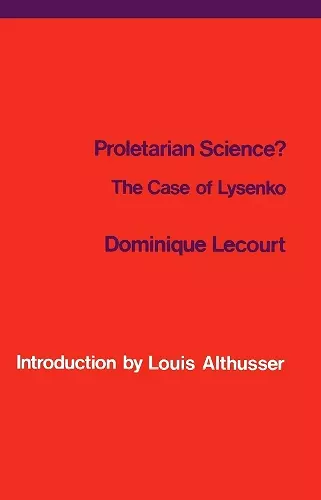 Proletarian Science? cover