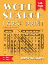 Word Search Large Print (Orange) cover