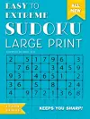 Easy to Extreme Sudoku Large Print (Blue) cover