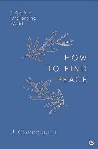 HOW TO FIND PEACE cover