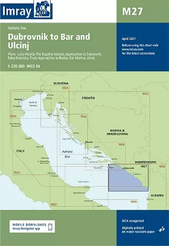 Imray Chart M27 cover