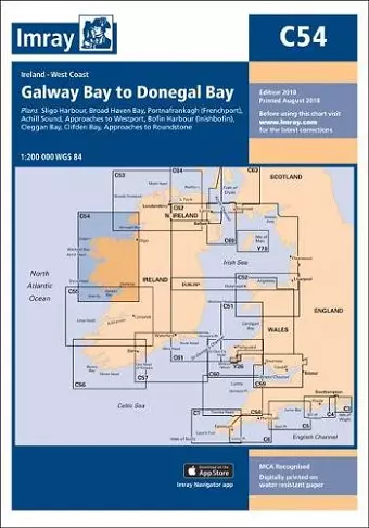 Imray Chart C54 cover