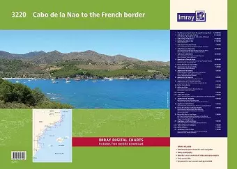 3220 Cabo de la Nao to the French border Chart Pack Wiro-bound cover