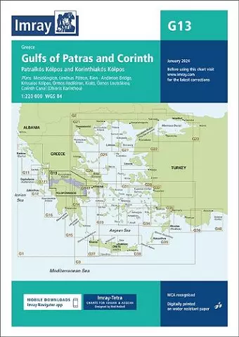 G13 Gulfs of Patras and Corinth cover