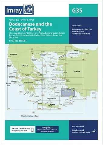 G35 Dodecanese and the Coast of Turkey cover
