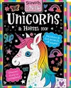 Scratch and Draw Unicorns & Horses Too! - Scratch Art Activity Book cover