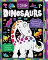 Scratch & Draw Dinosaurs - Scratch Art Activity Book cover