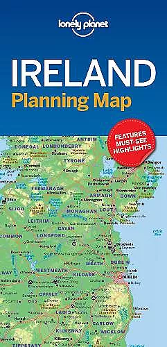 Lonely Planet Ireland Planning Map cover