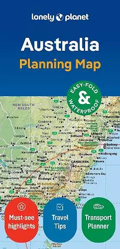 Lonely Planet Australia Planning Map cover