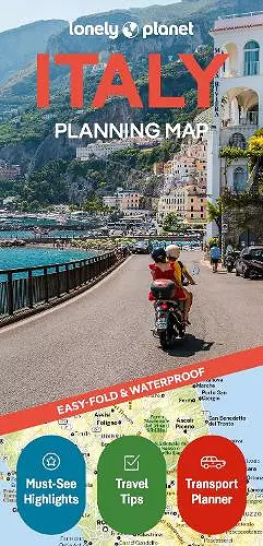 Lonely Planet Italy Planning Map cover