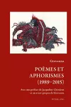 Poemes et Aphorismes (1989-2015) cover