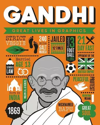 Great Lives in Graphics: Gandhi cover