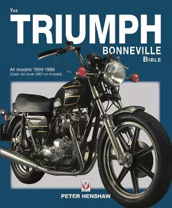 The Triumph Bonneville Bible (59-88) cover