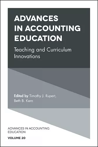 Advances in Accounting Education cover