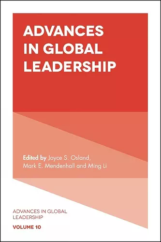 Advances in Global Leadership cover