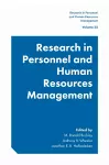 Research in Personnel and Human Resources Management cover