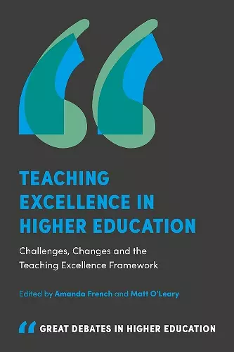 Teaching Excellence in Higher Education cover