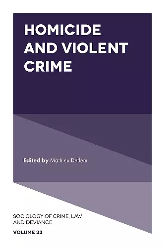 Homicide and Violent Crime cover